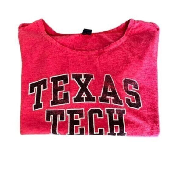 EUC - Woman’s Red Short Sleeve Texas Tech University To/Shirt - Size Medium - Picture 1 of 5